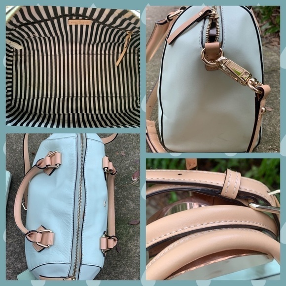 Kate Spade Mint Green Shoulder Bag Purse Wallet - Picture 4 of 8